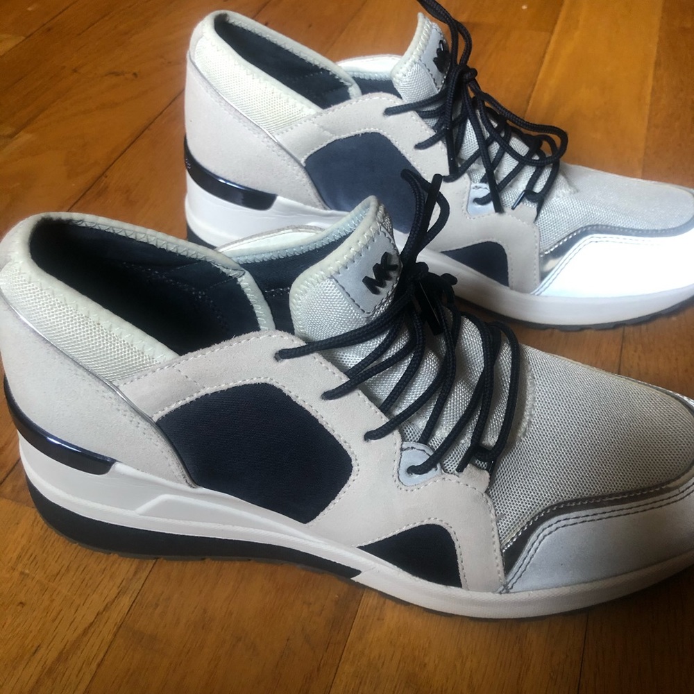 NWOT Michael Kors wedge sneakers